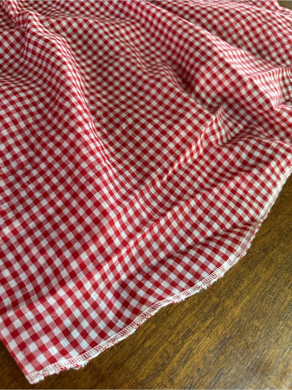 Vintage 70s 80s Wrangler Red Gingham Pearl Snap Western Shirt USA Made M - Picture 9 of 10
